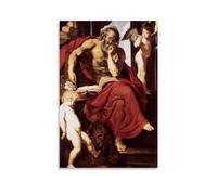 Peter Paul Rubens Painter Work(St. Jerome in His Hermitage)poster Room Aesthetic Print Art Wall Painting Canvas Gifts Modern Bedroom Decor 16x24inch(40x60cm)