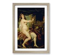 Peter Paul Rubens Sacrificing Dido Framed Print | A2 Oak Framed Wall Art | Ready to Hang | Modern Nature Picture | Living Room Bedroom Lounge Office