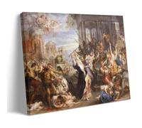 Peter Paul Rubens Wall Art Prints Paintings Poster Massacre of The Innocents (Alte Pinakothek) Artworks Picture Print Wall Art Painting Canvas Gift Decor Homes Decorative Frame 24x36inch(60x90cm)