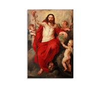Peter Paul Rubens Works《Christ Triumphant over Sin And Death》Printing Posters Modern Home Canvas Wall Decor Printed Art Picture for Bedroom Living Space 16x24inch(40x60cm)