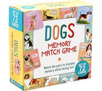 Peter Pauper Press Dogs Memory Match Game (Set of 72 cards)
