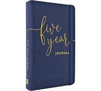 Peter Pauper Press Five Year Journal - Deluxe, Cloth-Bound Edition (1 minute a day is all it takes!): A Thought a Day for Five Years