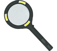 Peter Pauper Press Handheld LED Lighted Magnifier, Large, Black