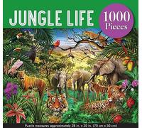 Peter Pauper Press Jungle Life 1000 Piece Jigsaw Puzzle