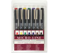 Peter Pauper Press Studio Series Colored Micro-Line Pen Set (Set of 7)