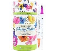 Peter Pauper Press Studio Series Dual-Tip Coloring Markers (set of 60)