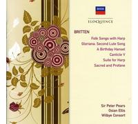 Peter Pears - Folk Songs with Harp,Suite for Harp etc.