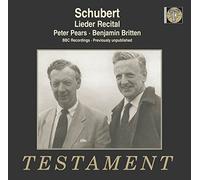 Peter Pears - Pears / Britten - Schubert Lieder Recital