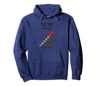 Peter Peter Principle: Rise to Incompetence Graphic Pullover Hoodie, Adult Unisex, Navy, M