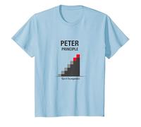 Peter Peter Principle: Rise to Incompetence Graphic T-Shirt, Kids, Baby Blue, 4 Years