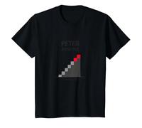 Peter Peter Principle: Rise to Incompetence Graphic T-Shirt, Kids, Black, 4 Years