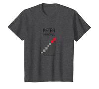 Peter Peter Principle: Rise to Incompetence Graphic T-Shirt, Kids, Dark Heather Grey, 2 Years
