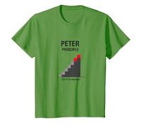 Peter Peter Principle: Rise to Incompetence Graphic T-Shirt, Kids, Grass, 8 Years