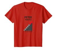 Peter Peter Principle: Rise to Incompetence Graphic T-Shirt, Kids, Red, 3 Years