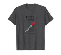 Peter Peter Principle: Rise to Incompetence Graphic T-Shirt, Men, Dark Heather Grey, 4XL