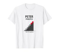 Peter Peter Principle: Rise to Incompetence Graphic T-Shirt, Men, White, S