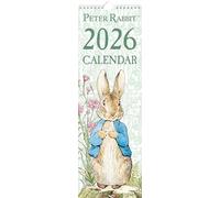 Peter Rabbit 2026 Slim Wall Calendar | Monthly Planner with Beatrix Potter Artwork & Metal Hanging Loop