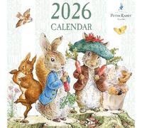 Peter Rabbit 2026 Square Wall Calendar | Monthly Planner with Beatrix Potter Illustrations | Classic Character Calendar for Home or Office