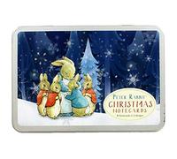 Peter Rabbit 8 Christmas Cards in Tin - Mrs Rabbit