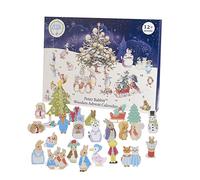 Peter Rabbit Advent Calendar 2023 Kids - Wooden Toy Childrens Advent Calendars for 1 Year Old Baby, Toddler Boys, Girls with Peter Rabbit Christmas Countdown Traditional Figures by Orange Tree Toys