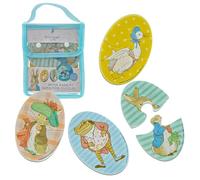 Peter Rabbit Baby Bath Puzzles - Plastic Coated Fun Learning Toys for Toddlers Bath Time Puzzles for Babies 18 months + Peter Rabbit, Benjamin Bunny & Jemima Puddle-Duck 8921