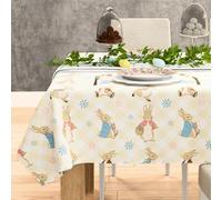 Peter Rabbit Book Tablecloth 60 x 84 Inch Rectangle, Easter & Spring Table Cover for Dining Room, Tea Party & Entertaining, Woven Fabric, (100% Officially Licensed Product) by Franco Heritage