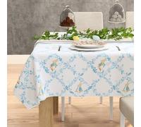 Peter Rabbit Book Woven Tablecloth 60 x 104 Inch Rectangle - Large Easter & Spring Table Cover for Dining & Tea Party (100% Officially Licensed Product) by Franco Heritage