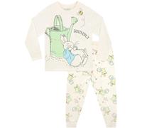 Peter Rabbit Boy's Soundly Asleep Pyjamas in Cream | Size: 4-5 Years Peter Rabbit Cream 4-5 Years
