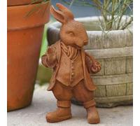Peter Rabbit Cast Iron Garden Sculpture Statue | Outdoor Potter Wind Willows
