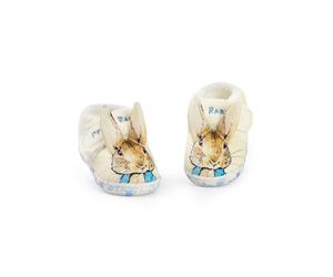 Peter Rabbit Character Face Hook and Loop Loafer Slippers Unisex Kids