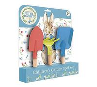 Peter Rabbit Children’s Gardening Set | 3 Piece Kids Garden Tools - Trowel, Rake & Spade | Outdoor Play Gift for Kids