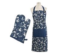 Peter Rabbit Classic Cotton Apron & Oven Gauntlet Set - Dark Blue