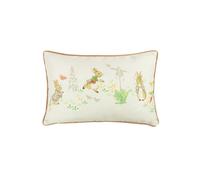 Peter Rabbit ™ Classic Piped Printed Kids Cushion in Natural Peter Rabbit Natural
