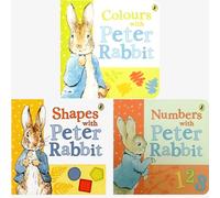 Peter Rabbit Collection by Beatrix Potter: Colours with Peter Rabbit, Shapes with Peter Rabbit & Numbers with Peter Rabbit (3-Book Set) - Board Book