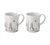 Peter Rabbit Contemporary Design Set of 2 Mugs