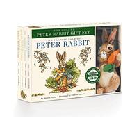 Peter Rabbit Deluxe Gift Set: 4 Classic Edition Board Books + Plush Stuffed Animal Bunny Toy: 1