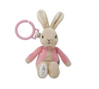 Rainbow Designs PO1452 Beatrix Potter Flopsy Jiggle Attachable Peter Rabbit Pram Toy,Pink