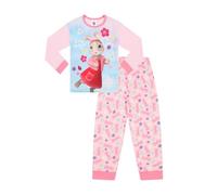 Peter Rabbit Girls Lily Bobtail Long Pyjama Set Easter Kids pjs (5-6 Years) Pink
