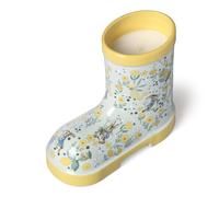 Peter Rabbit Green Floral Wellington Boot Candle Citronella 35hr Burn | Size: Medium Peter Rabbit Green Medium
