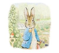 Peter Rabbit in the Garden by Beatrix Potter Blank Greeting Card with Envelope