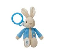 Rainbow Designs PO1451 Beatrix Potter Peter Rabbit Jiggle Attachable Soft Toy - Unisex Pram Toy for Toddlers and Babies