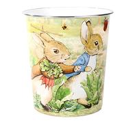 Peter Rabbit Kids Waste Paper Bin for Bedroom, Playing & Study Room | Childrens Small Plastic Bucket Dustbin, Waterproof & Stain-Resistant, Open-Top Study Desk Basket | Kids Bedroom Accessories