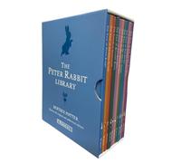 Peter Rabbit Library 10 Books Collection Box Set By Beatrix Potter(Flopsy Bunnies, Jemima Puddle-Duck,Tom Kitte,Mr Jeremy Fisher,Tiggy-Winkle,Two Bad Mice,Benjamin Bunny,Tailor of Gloucester & More)