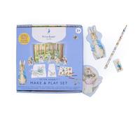 Peter Rabbit | Make & Play Set | Includes Play Scene Inside Box | Creative Activity Gift for Kids