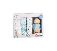 Peter Rabbit Muslin & Soft Toy Gift Set