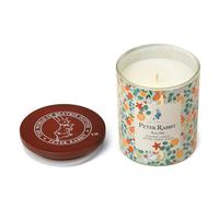 Peter Rabbit Orange Floral Scented Candle 1 Wick Wood Lid 30hr Burn Glass | Size: Medium Peter Rabbit Multicolor Medium