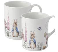 Peter Rabbit Contemporary Design Set of 2 Mugs
