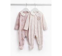 Peter Rabbit Print Sleepsuits 2 Pack Up to 1 mth