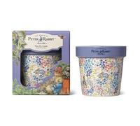 Peter Rabbit Purple Floral Printed Plant Pot Candle - Forget Me Not Floral | Size: Medium Peter Rabbit Purple Medium