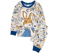 Peter Rabbit Pyjamas Baby Kids | Soft Costume T-Shirt & Trousers Pjs Set | Clothing Merchandise 3-4 Years Blue